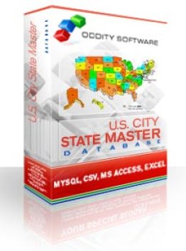 U.S. City - State Master Database