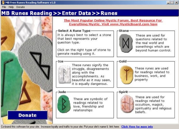 MB Runes Reading Software