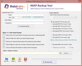 Datavare IMAP Backup Tool