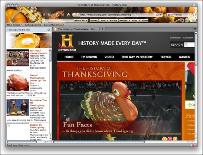Thanksgiving Theme for Firefox