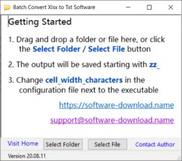 Batch Convert Xlsx to Txt Software