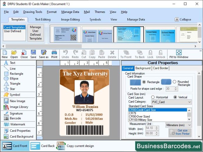 Printing Compatible Id Card Software