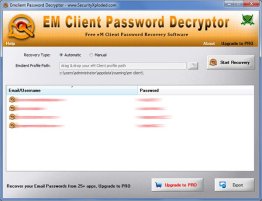 Password Decryptor for Emclient
