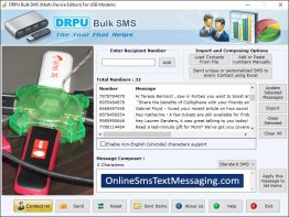 Online Modem Text Messaging