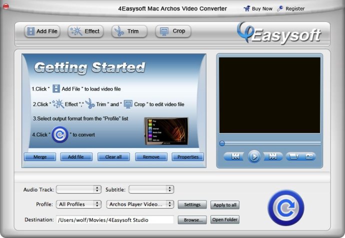 4Easysoft Mac Archos Video Converter