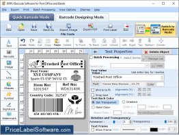 Postal Mail Barcode Software