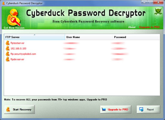 Cyberduck Password Decryptor