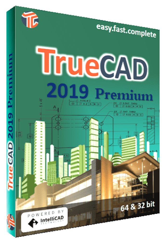 TrueCAD 2019 Premium 32 Bit
