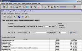 PlexDomain: Domain-Name Search, Generation, Popularity and Analysis Toolkit