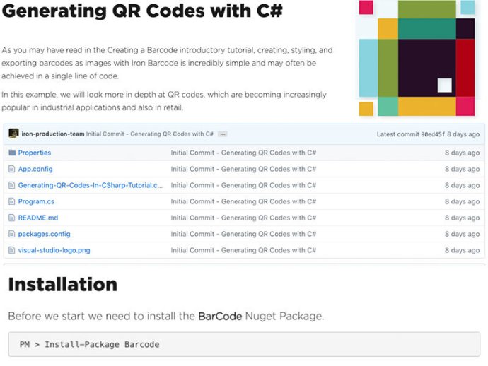 C# QR Code Generator