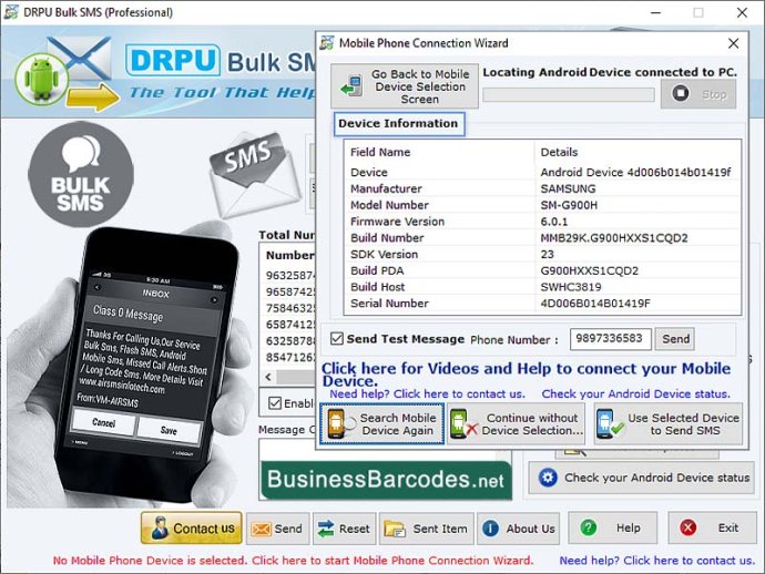 Business Bulk Message Sender Software