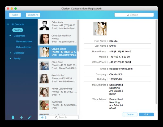 Cisdem ContactsMate for Mac