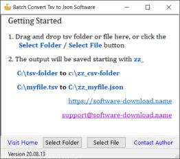 Batch Convert Tsv to Json Software
