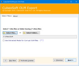 Import OLM File in Outlook 2016