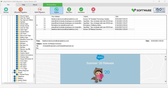 vMail OLM to O365 Migration vMail OLM to O365 Migration