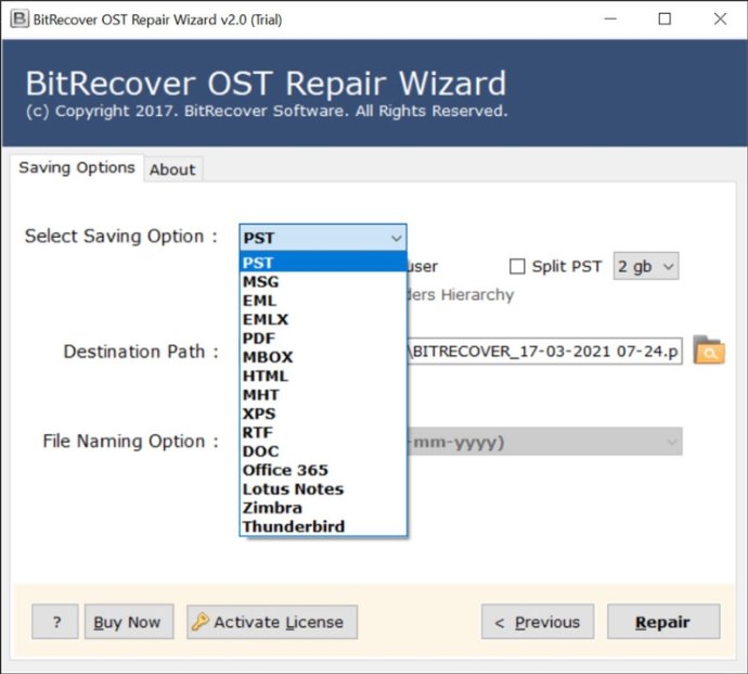 BitRecover OST Repair Wizard