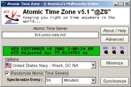Atomic Time Zone - Regular Edition