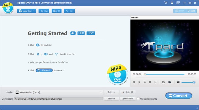 Tipard DVD to MP4 Converter