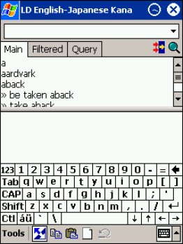 LingvoSoft Dictionary English <-> Japanese (Kana) for Pocket PC