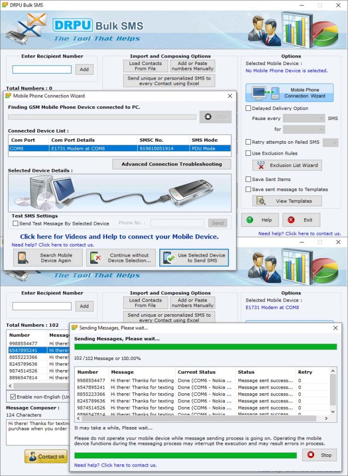 Bulk Messaging Program Bulk Messaging Program