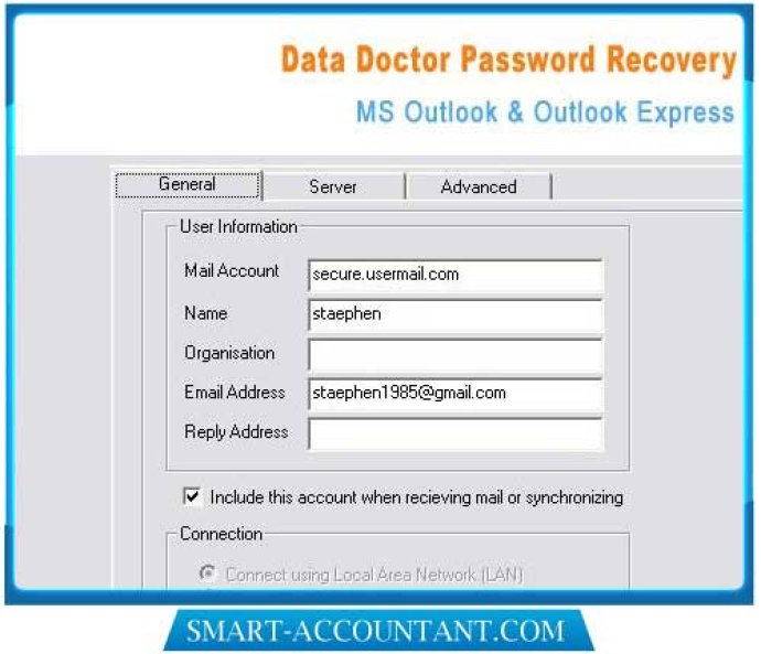 MS Outlook Password Breaker Tool