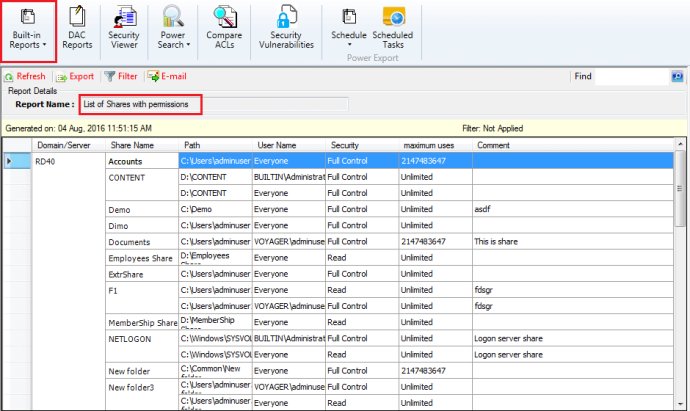 NTFS Security Auditor