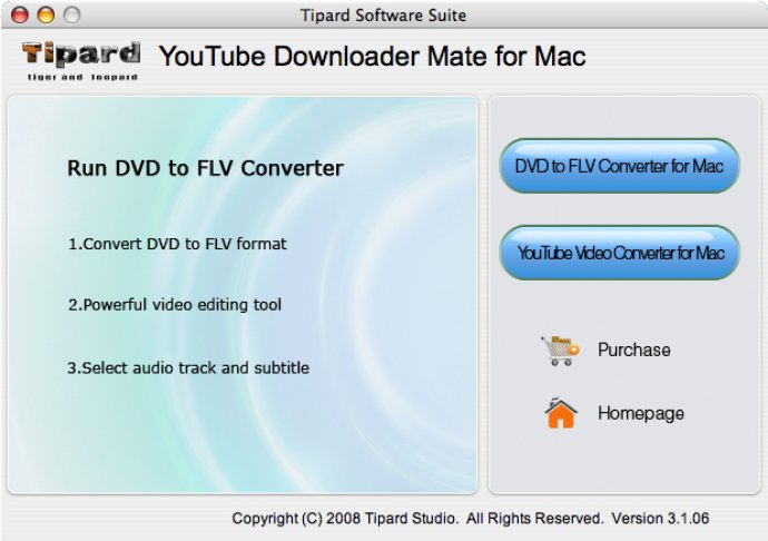 Tipard YouTube Downloader Mate for Mac