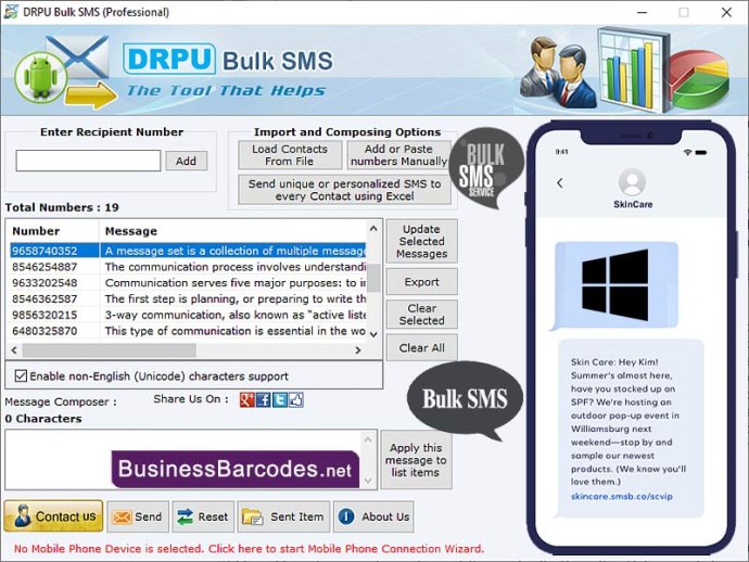Windows Bulk SMS Service Provider