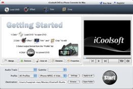 iCoolsoft DVD to iPhone Converter Mac