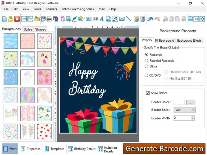 Birthday Cards Design Software Birthday Cards Design Software