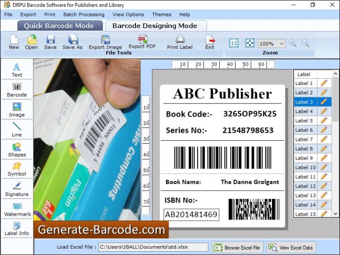 Publisher Library Barcode Software Publisher Library Barcode Software