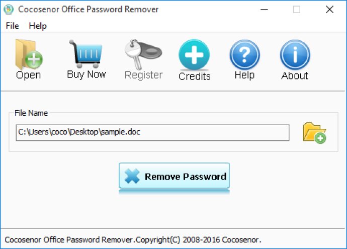 Cocosenor Office Password Remover