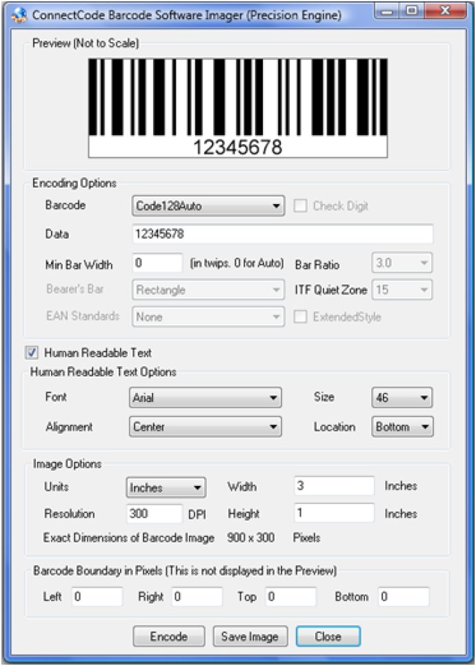 ConnectCode Barcode Software Imager