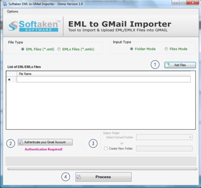 EML a Gmail Importador