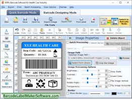 Barcode Labels Maker healthcare Industry