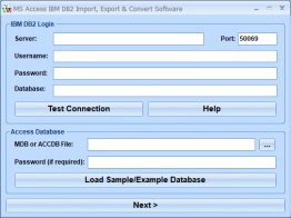 MS Access IBM DB2 Import, Export & Convert Software