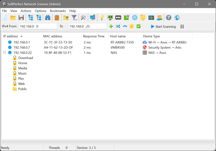 SoftPerfect Network Scanner SoftPerfect Network Scanner