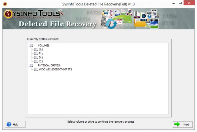 SysInfoTools Deleted File Recovery
