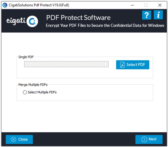 Cigati PDF Protect Tool