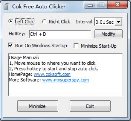 Cok Free Auto Clicker