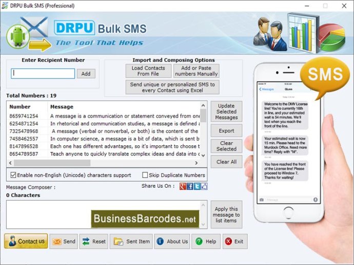 Standard Bulk SMS Marketing Software