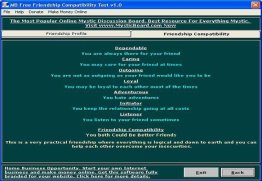MB Friendship Compatibility Test