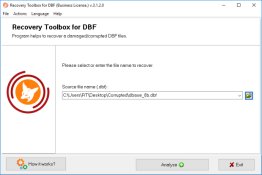 Recovery Toolbox for DBF