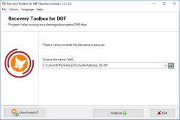 Recovery Toolbox for DBF