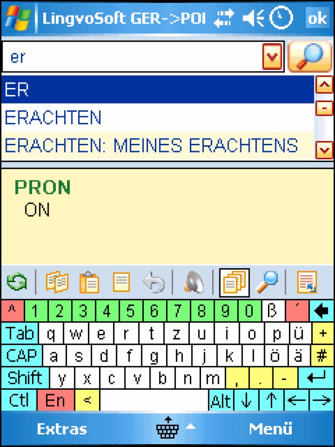 LingvoSoft Talking Dictionary German <-> Polish for Pocket PC