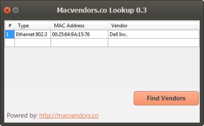 Macvendors.co Lookup