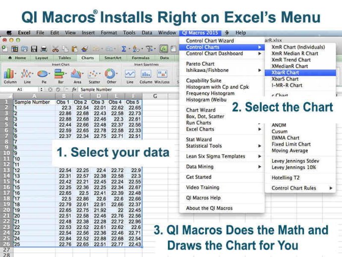 QI Macros SPC Software for Excel