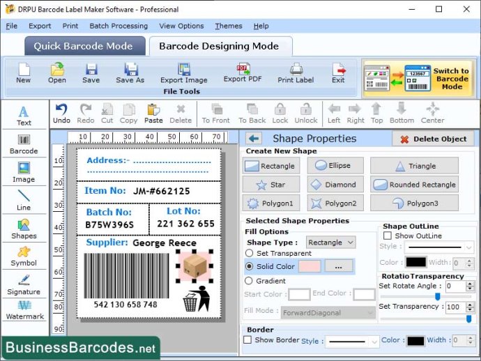 Professional Business Barcodes Maker