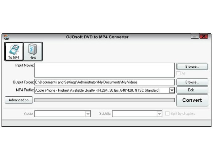 OJOsoft DVD to MP4 Converter