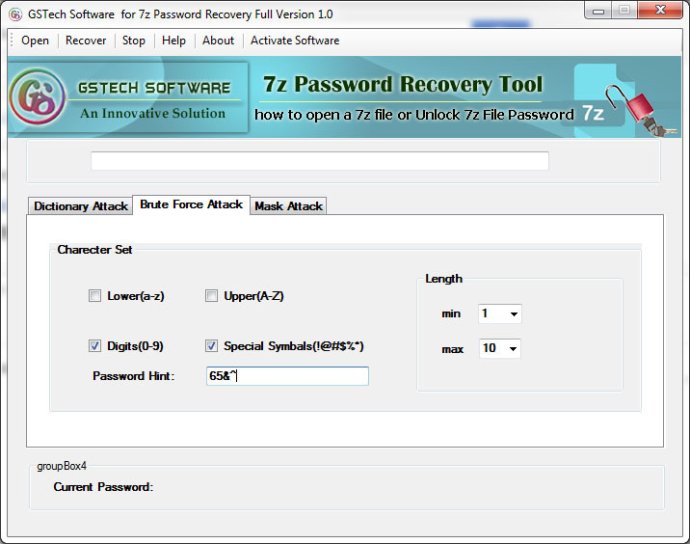 Recover Lost 7z Password